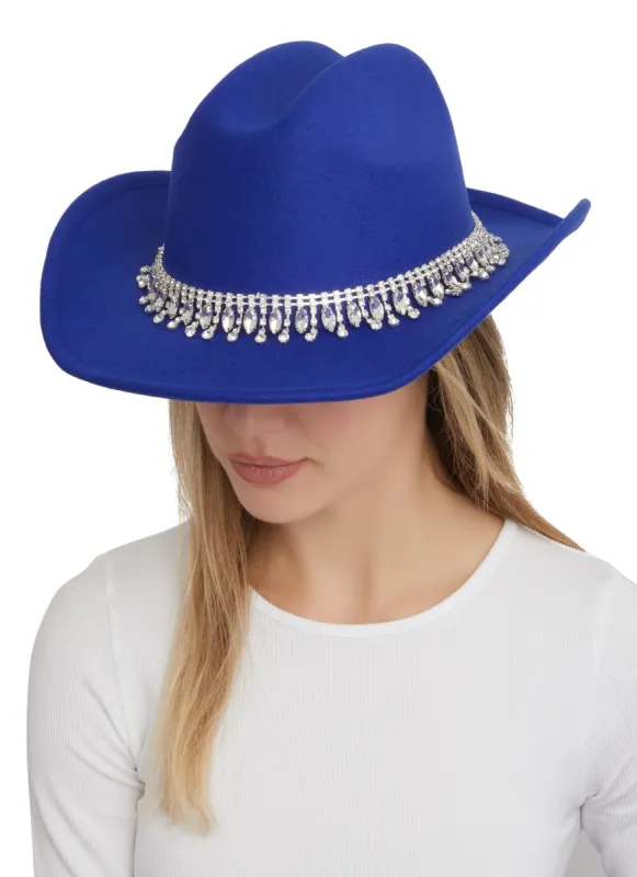 Rhinestone Trim Cowboy Hat sold by Rainbow