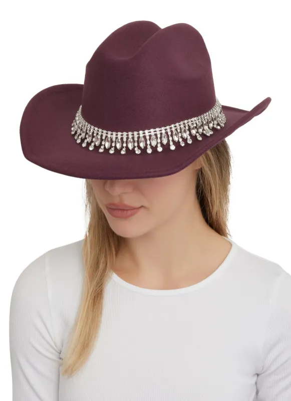 Rhinestone Trim Cowboy Hat sold by Rainbow