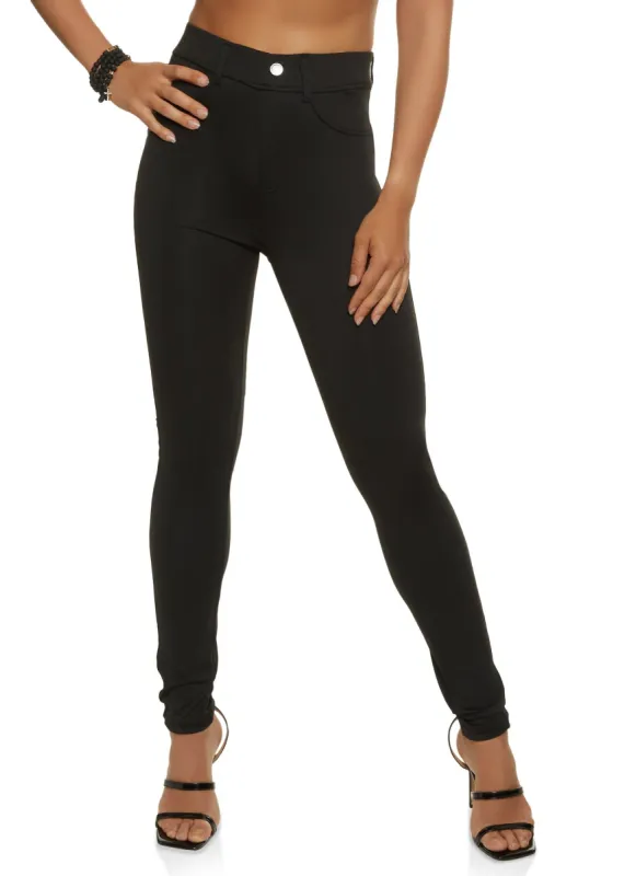 Scuba High Waist Skinny Pants sold by Rainbow