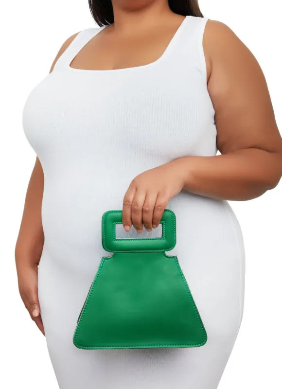 Square Handle Convertible Crossbody Handbag sold by Rainbow