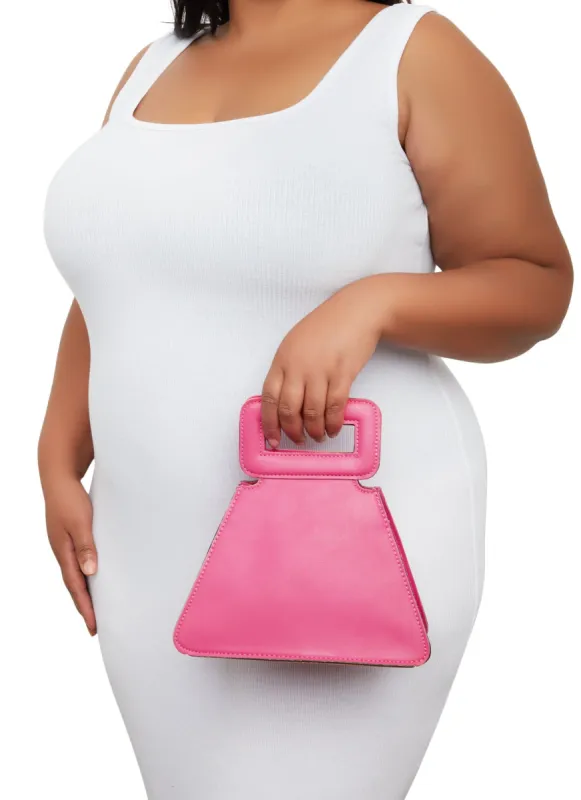 Square Handle Convertible Crossbody Handbag sold by Rainbow