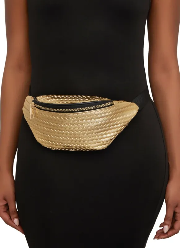 Woven Crescent Fanny Pack sold by Rainbow