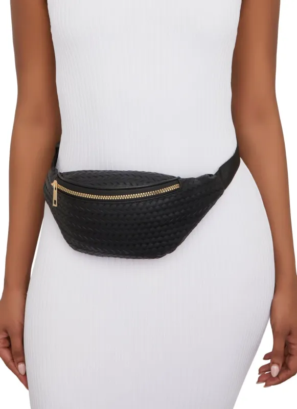 Woven Crescent Fanny Pack sold by Rainbow