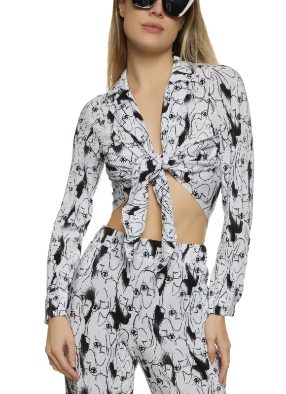 Swirl Zebra Print Bandeau Bikini Top sold by Rainbow