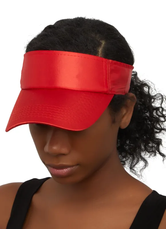 Solid Satin Visor sold by Rainbow