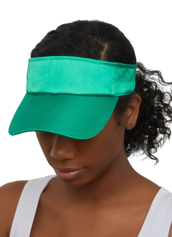 Solid Satin Visor sold by Rainbow