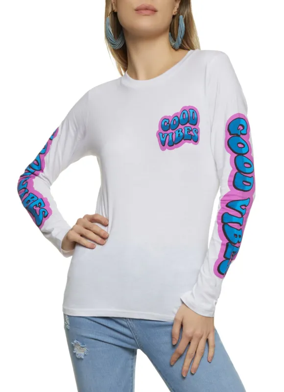 Good Vibes Bear Graphic Tee sold by Rainbow