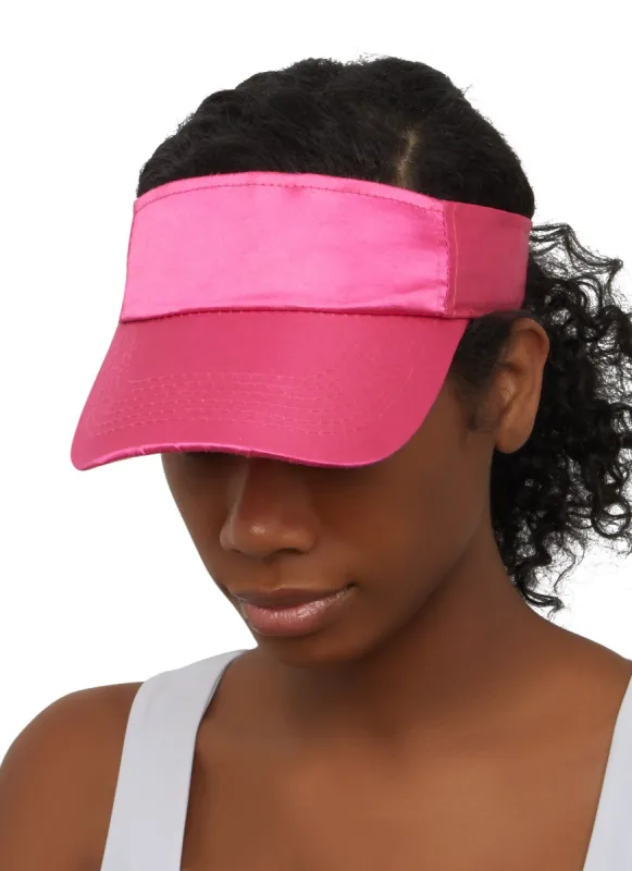 Solid Satin Visor sold by Rainbow