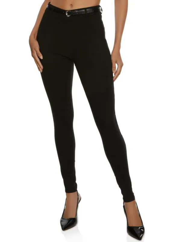 Belted Hyperstretch Dress Pants sold by Rainbow