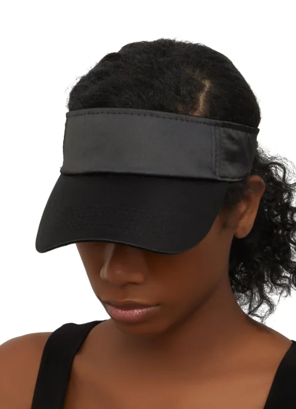 Solid Satin Visor sold by Rainbow