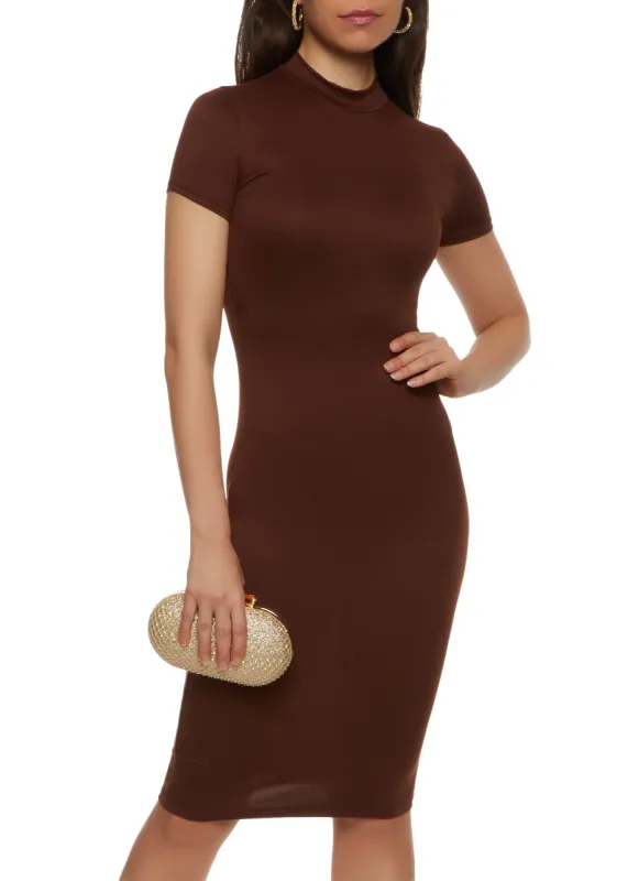 Short Sleeve T Shirt Midi Dress sold by Rainbow