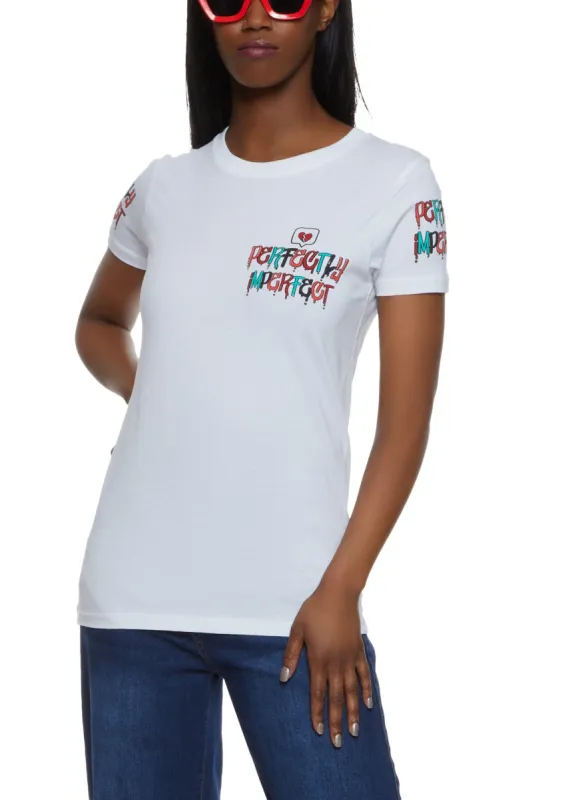 Perfectly Imperfect Graphic Tee sold by Rainbow