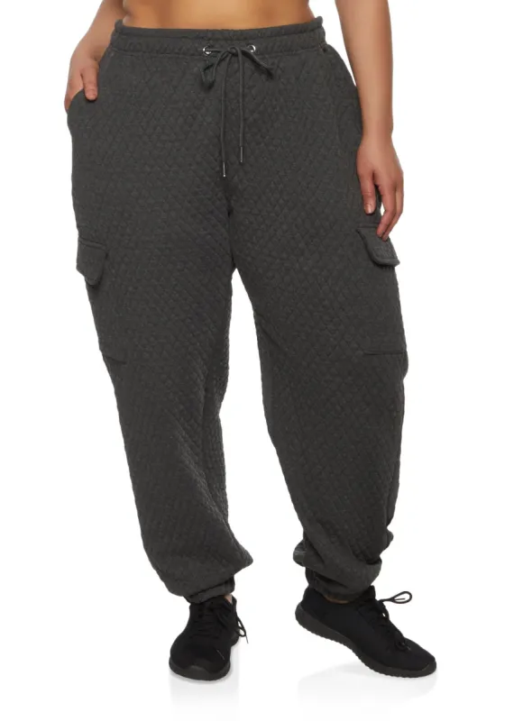 Plus Size Quilted Sweatpants sold by Rainbow