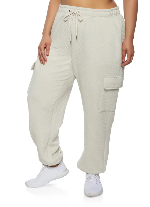 Plus Size Quilted Sweatpants sold by Rainbow