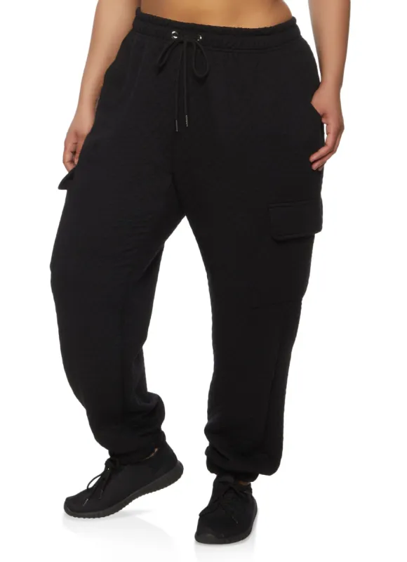 Plus Size Quilted Sweatpants sold by Rainbow
