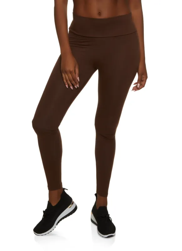 Solid High Rise Leggings sold by Rainbow