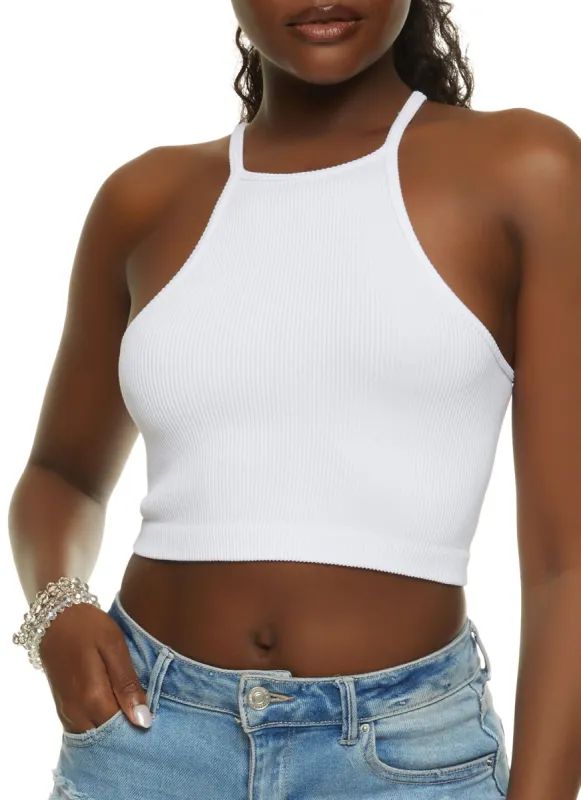 Seamless High Neck Cami Top sold by Rainbow