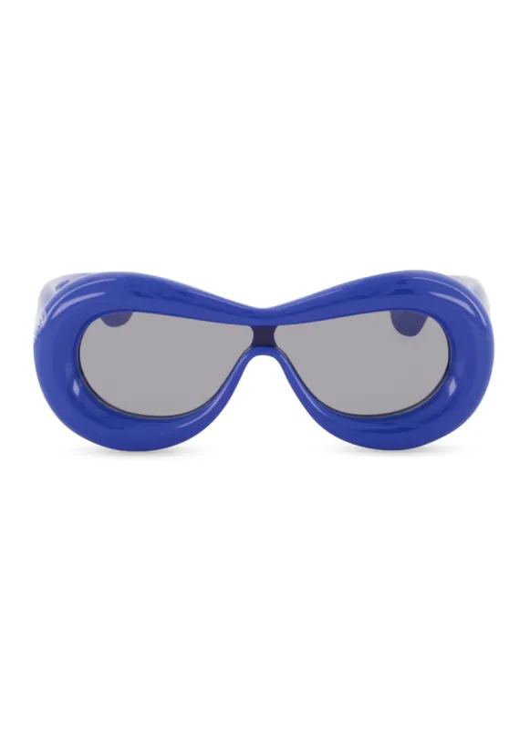Chunky Bubbly Frame Shield Sunglasses sold by Rainbow