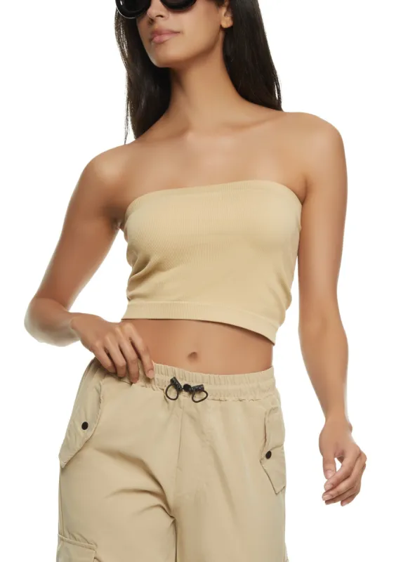 Seamless Basic Bandeau Top sold by Rainbow