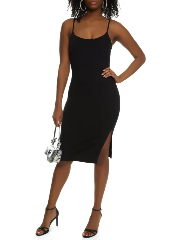 Iris Side Slit Cami Dress sold by Rainbow