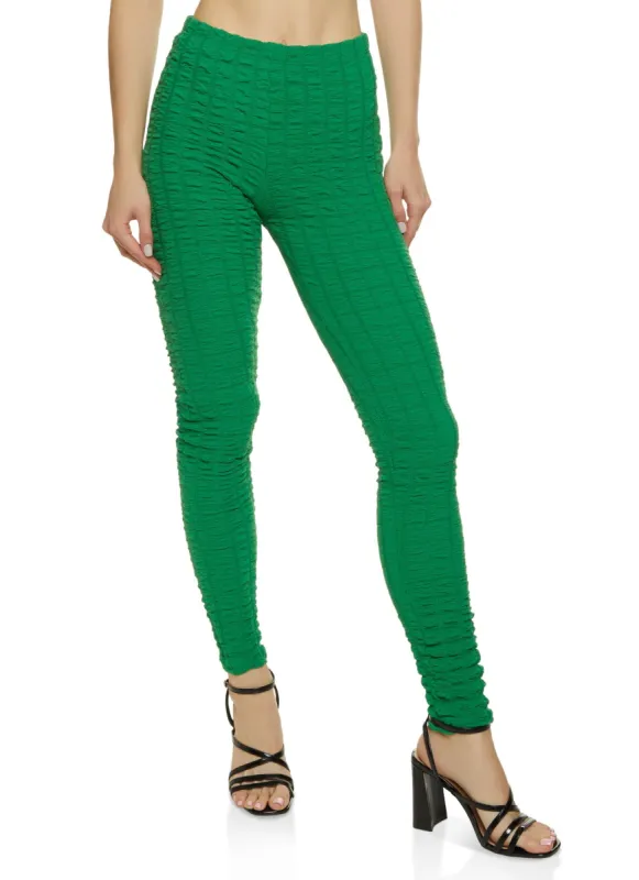 Bubble Knit High Waist Leggings sold by Rainbow