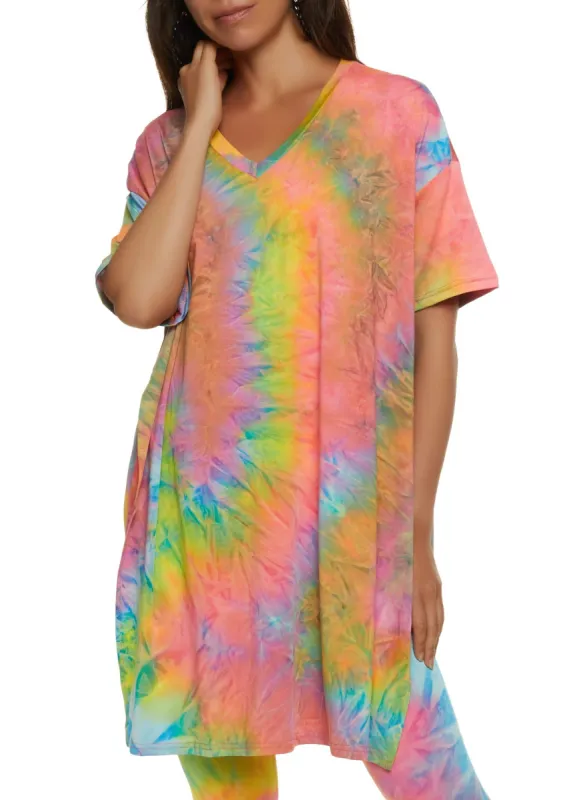 Tie Dye Tunic Tee sold by Rainbow
