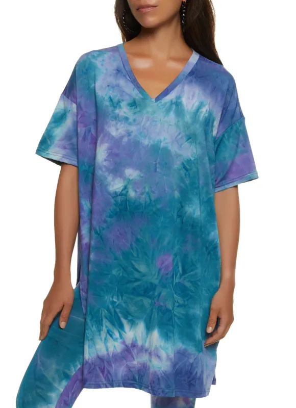 Tie Dye Tunic Tee sold by Rainbow