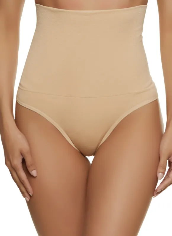 High Waist Shapewear Thong Panty sold by Rainbow