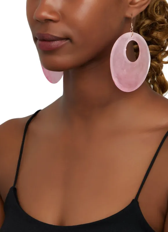 Disc Shell Earrings sold by Rainbow