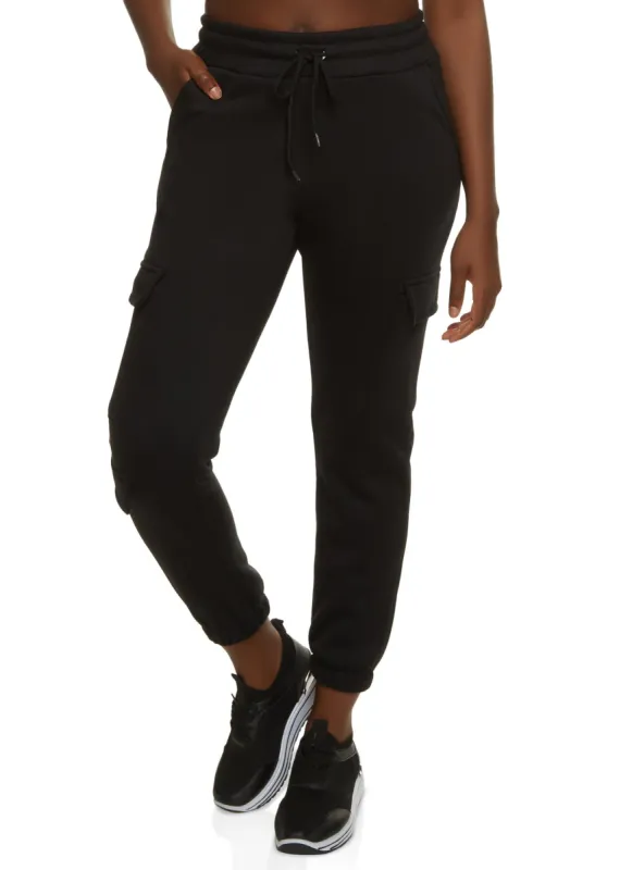 Cargo Pocket Fleece Sweatpants sold by Rainbow