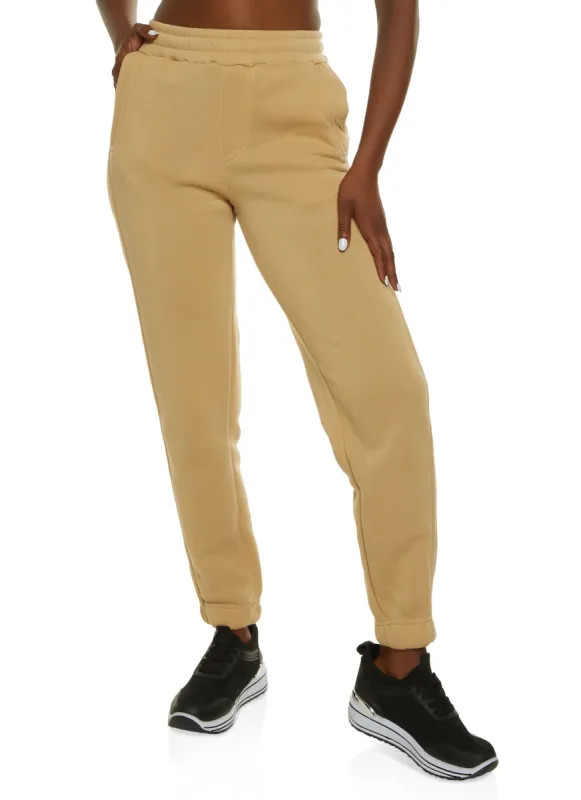 Solid Fleece Sweatpants sold by Rainbow