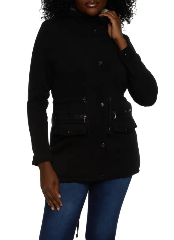 Fleece Sherpa Lined Anorak Jacket sold by Rainbow