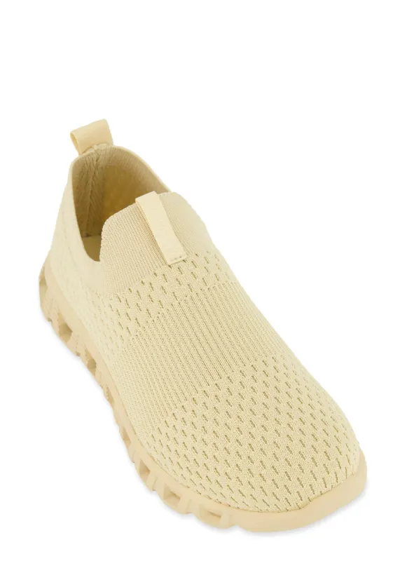 Textured Sole Slip On Sneakers sold by Rainbow