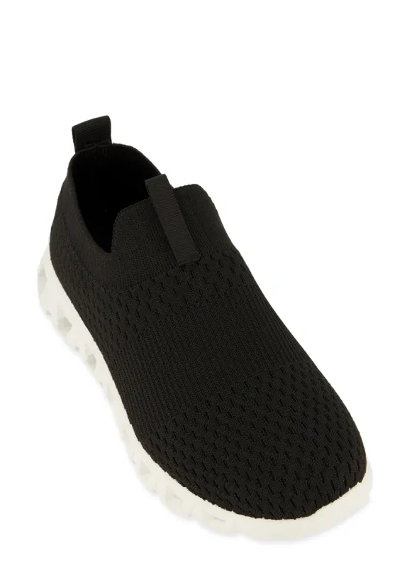Textured Sole Slip On Sneakers sold by Rainbow