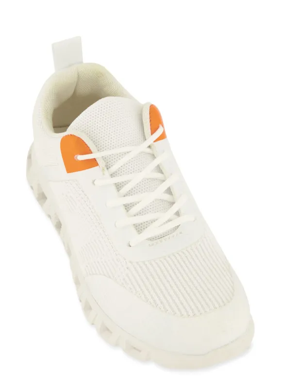 Textured Sole Lace Up Sneakers sold by Rainbow