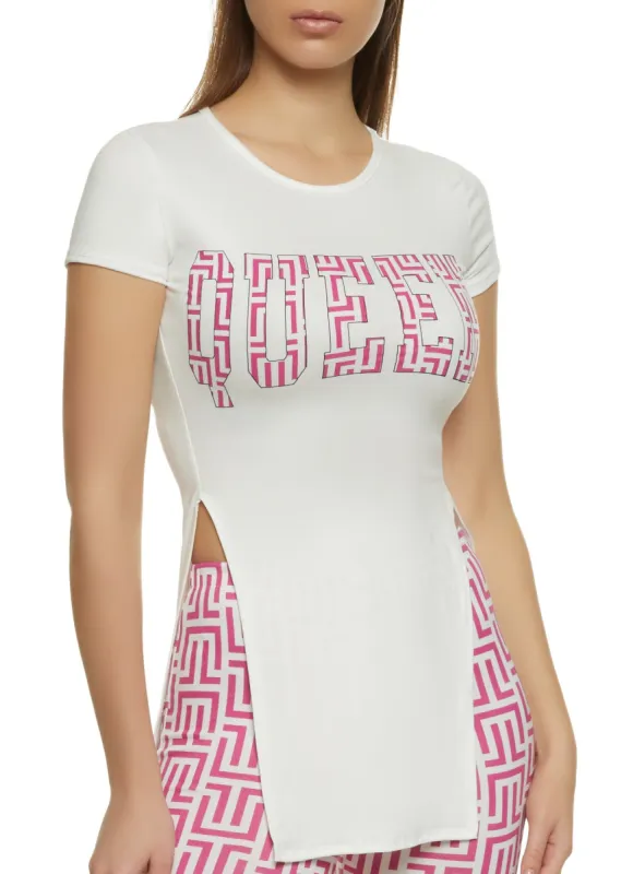 Queen Graphic Tunic Tee sold by Rainbow