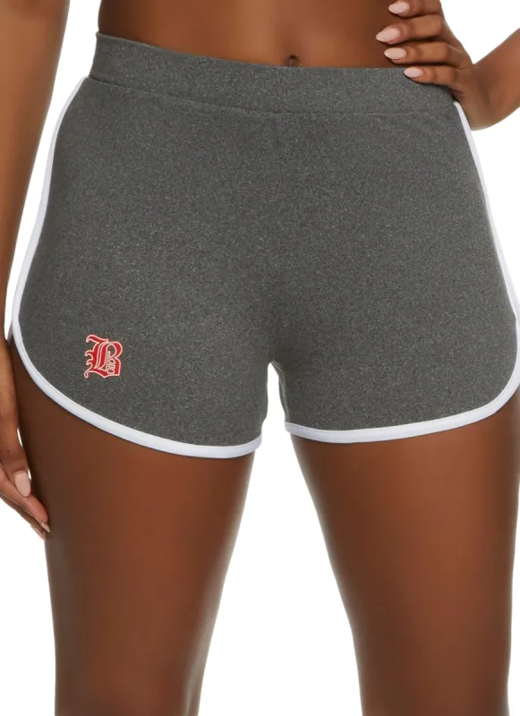 Graphic Contrast Trim Dolphin Shorts sold by Rainbow