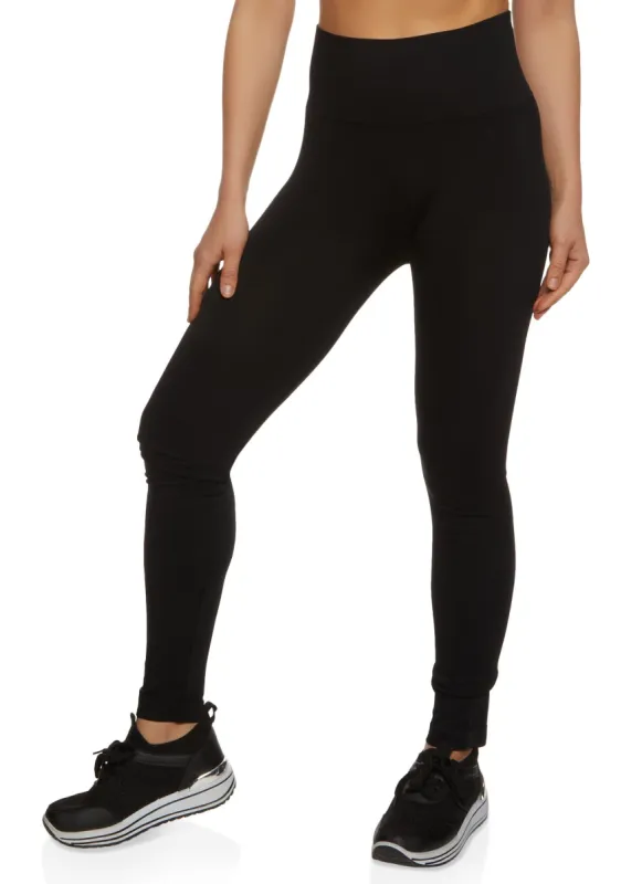 High Waisted Basic Leggings sold by Rainbow