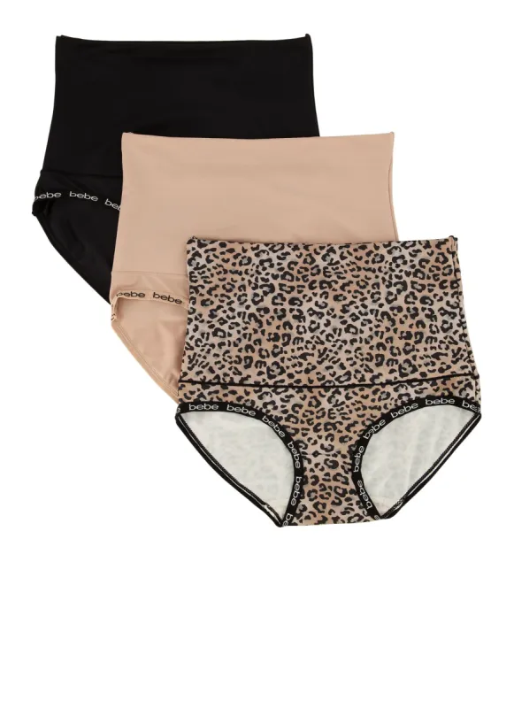 Bebe 3 Pack Leopard Print Shapewear Panties sold by Rainbow