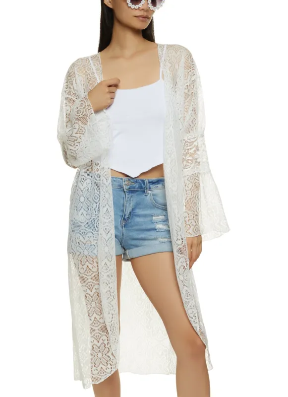 Floral Lace Kimono sold by Rainbow
