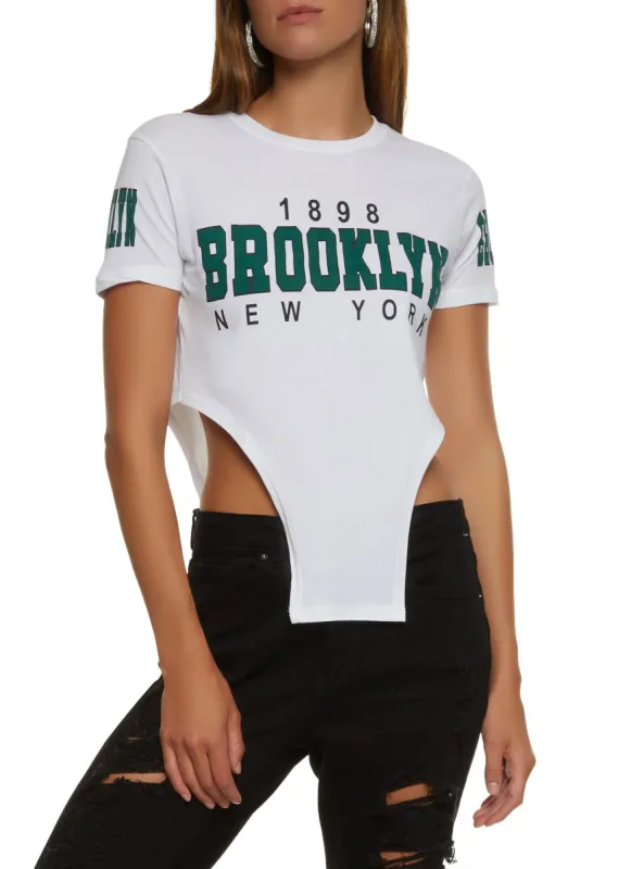 1898 Brooklyn New York Hanky Hem Graphic Tee sold by Rainbow