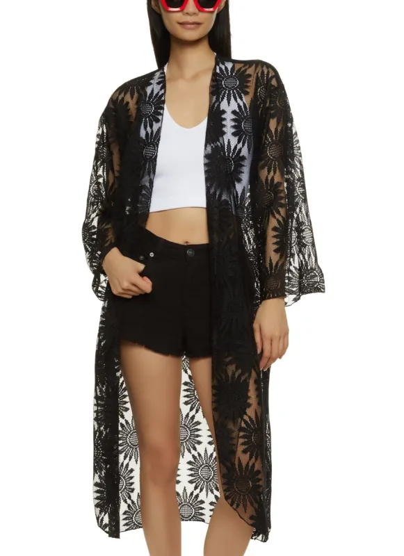Floral Lace Kimono sold by Rainbow