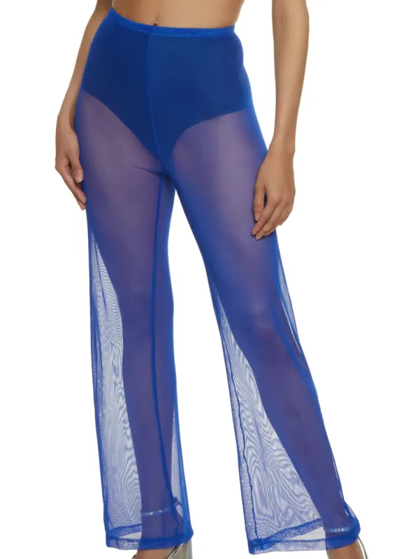 Mesh Flare Pants sold by Rainbow