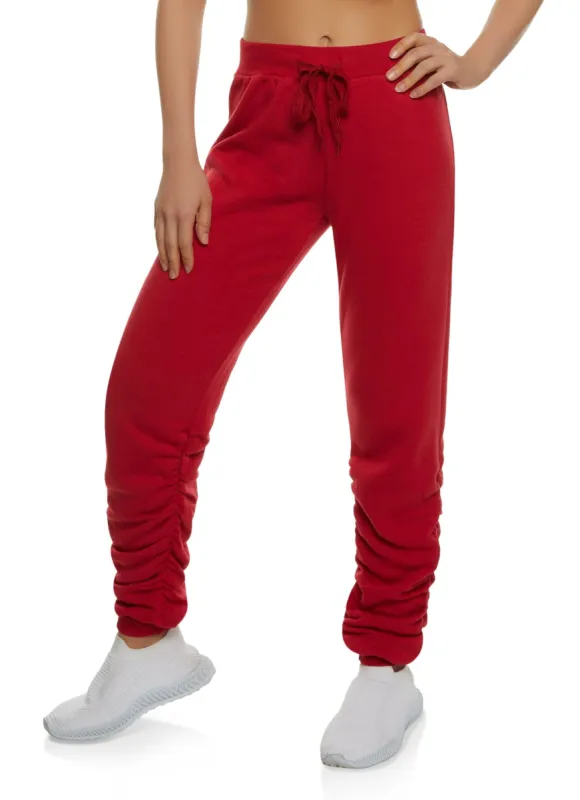 Fleece Stacked Joggers sold by Rainbow
