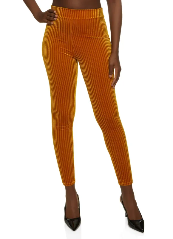 Velvet Burnout Leggings sold by Rainbow