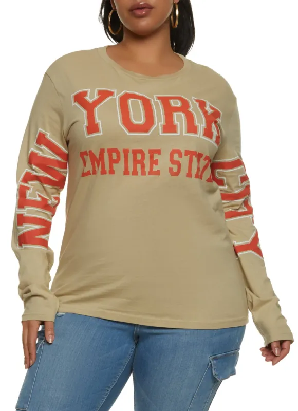 Plus Size New York City Graphic Tee sold by Rainbow