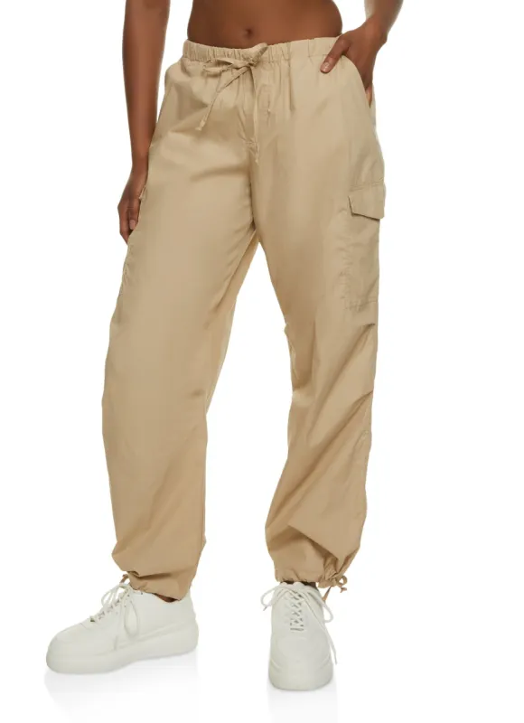 Nylon Drawstring Cargo Pants sold by Rainbow