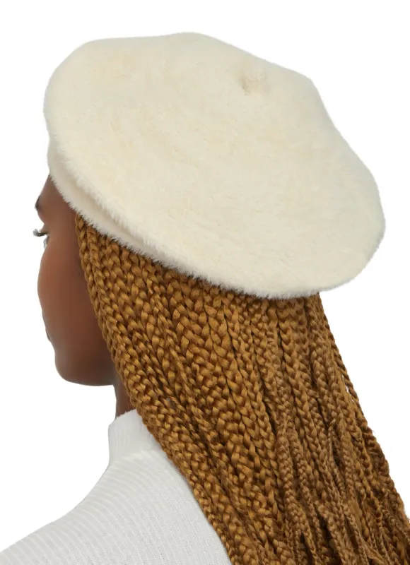 Eyelash Knit Beret sold by Rainbow