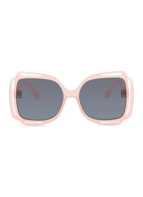 Cut Out Frame Oversized Sunglasses sold by Rainbow