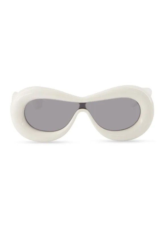 Chunky Bubbly Frame Shield Sunglasses sold by Rainbow